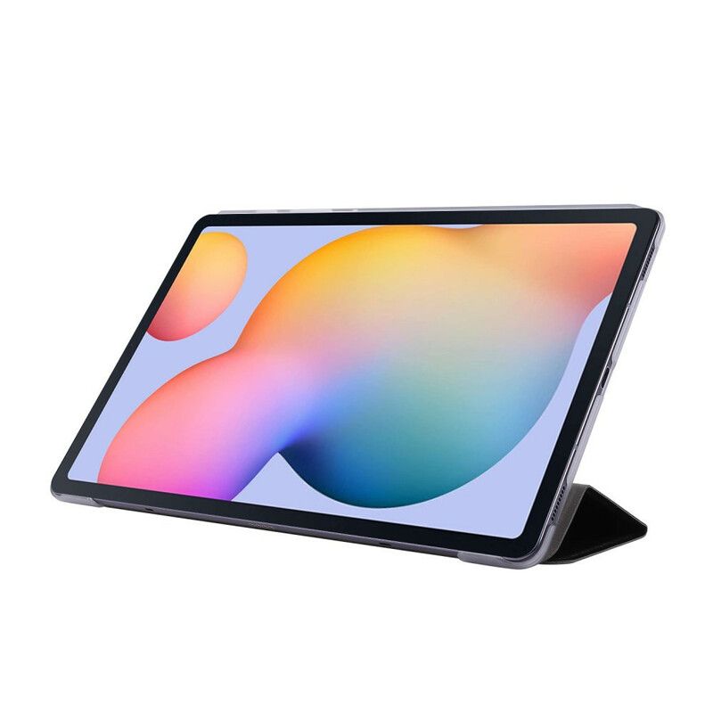 Cover Samsung Galaxy Tab S7 / Tab S8 Silketekstur Imiteret Læder