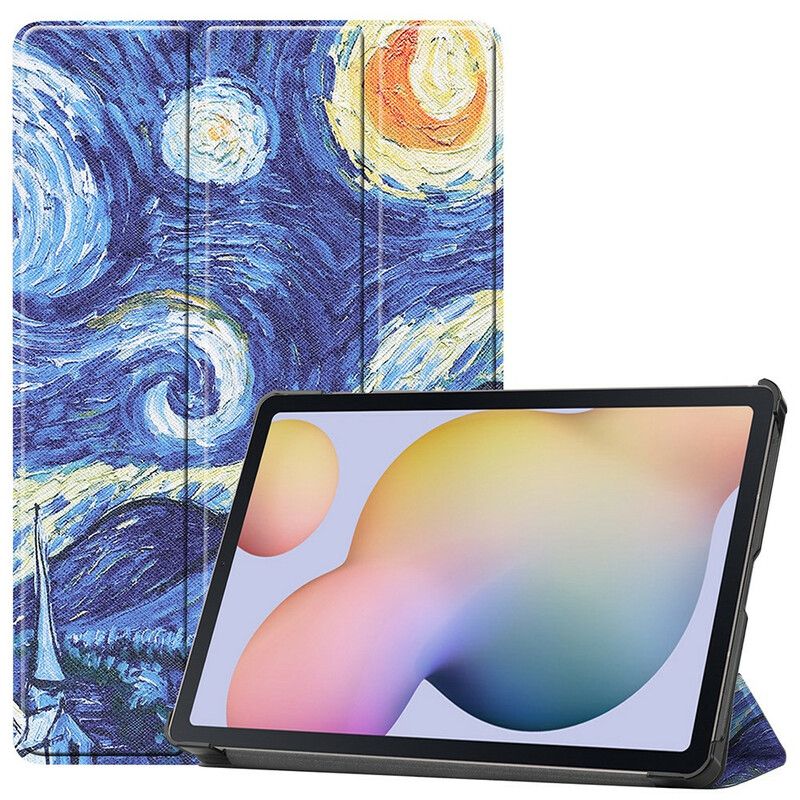 Cover Samsung Galaxy Tab S7 / Tab S8 Starry Night Penneholder