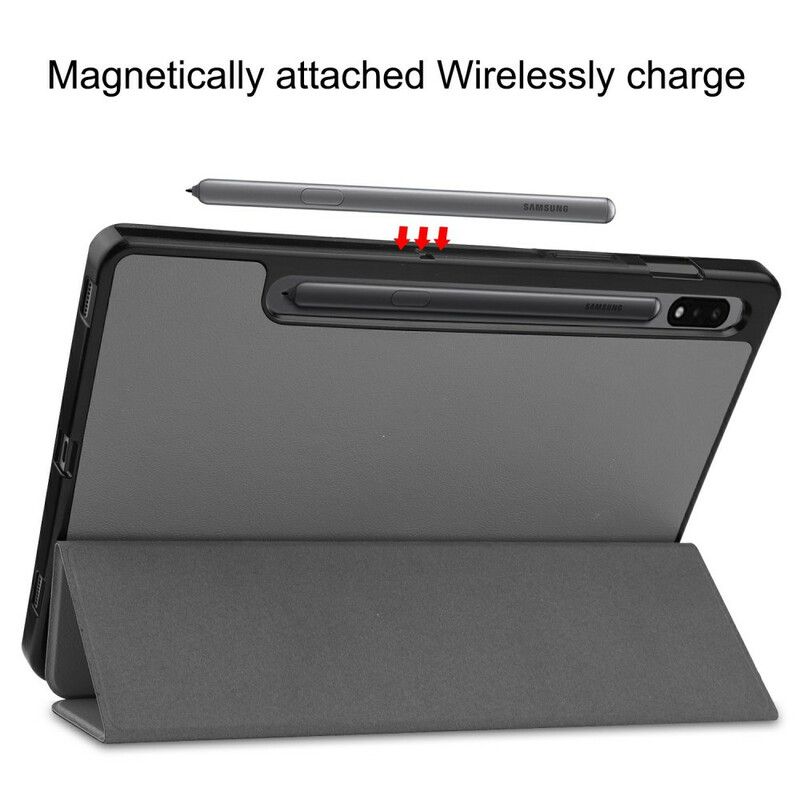 Cover Samsung Galaxy Tab S7 / Tab S8 Trifold Stylus Holder