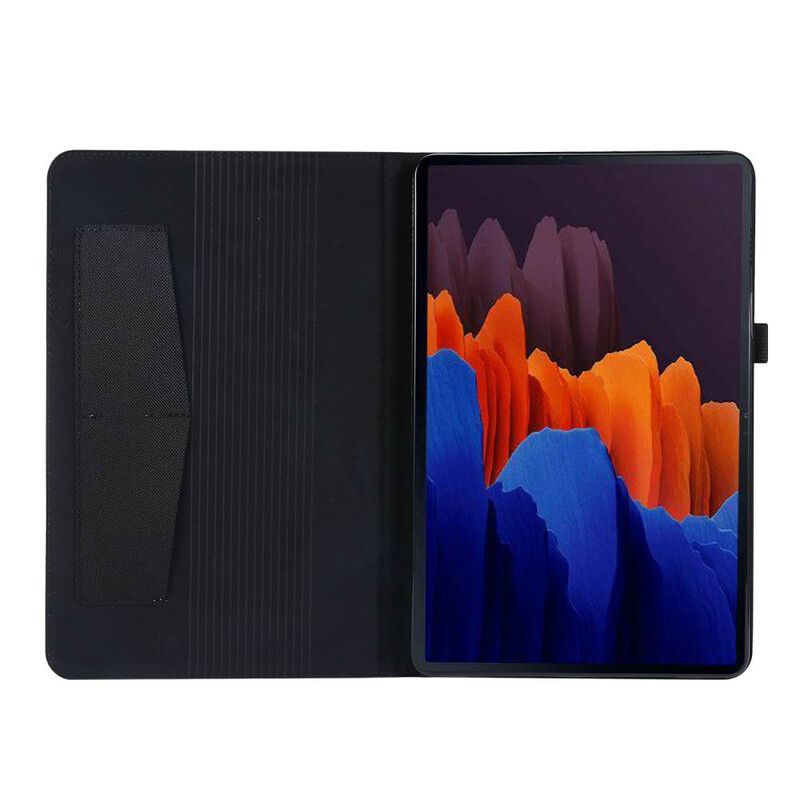 Etui Samsung Galaxy Tab S7 / Tab S8 Premium Klæde