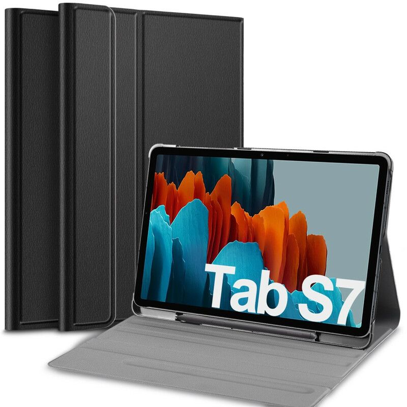 Etui Samsung Galaxy Tab S7 / Tab S8 Premium Læderstil