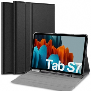 Etui Samsung Galaxy Tab S7 / Tab S8 Premium Læderstil