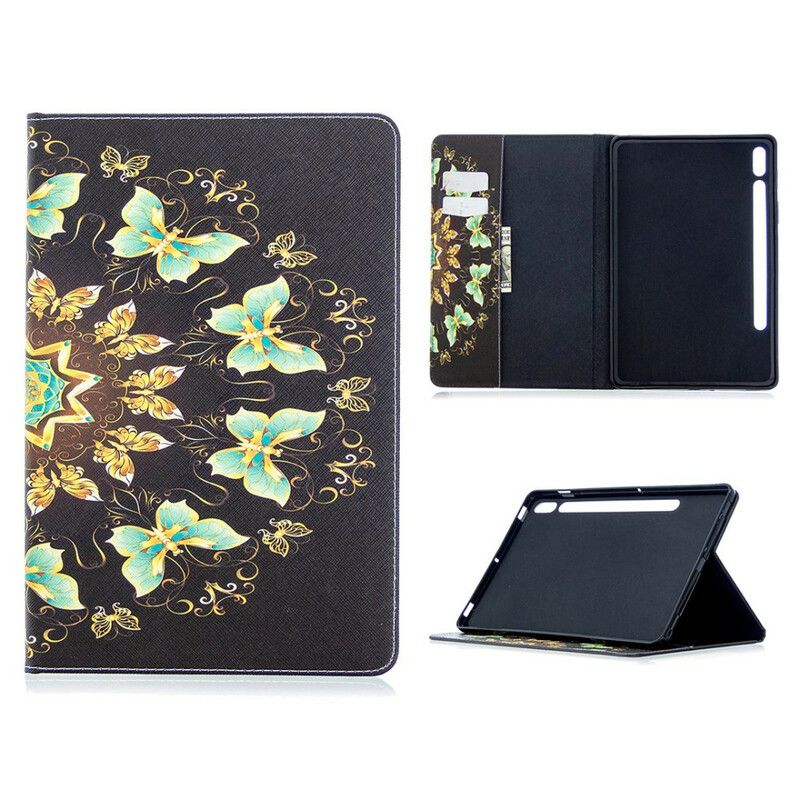 Etui Samsung Galaxy Tab S7 / Tab S8 Sommerfugle Art