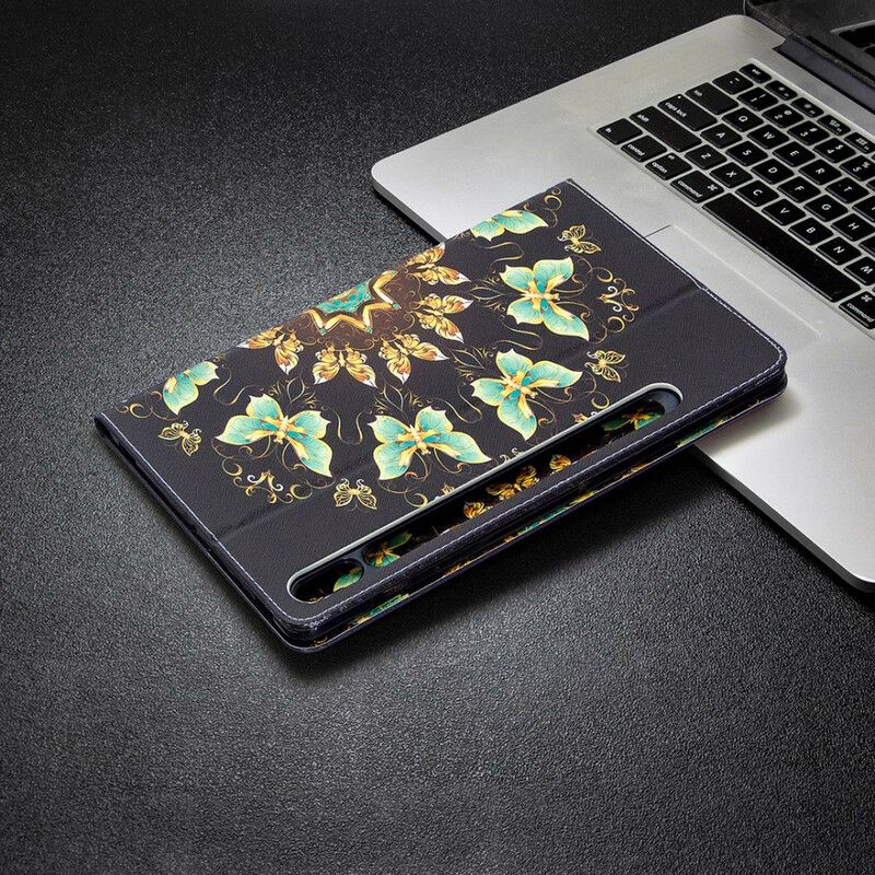 Etui Samsung Galaxy Tab S7 / Tab S8 Sommerfugle Art