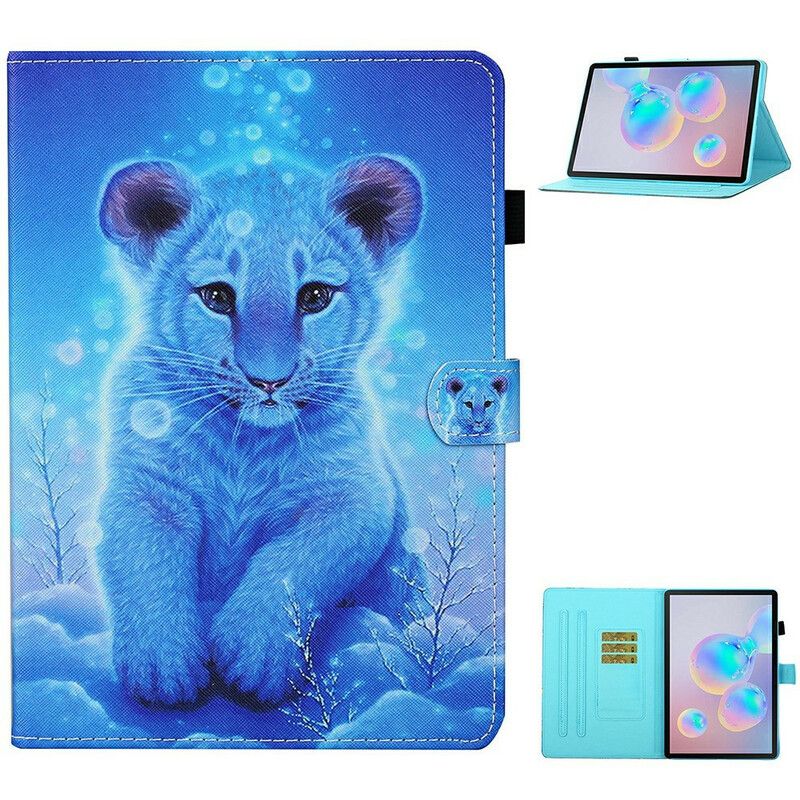 Flip Cover Samsung Galaxy Tab S7 / Tab S8 Baby Tiger