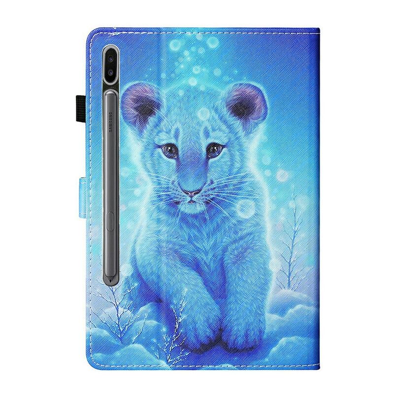 Flip Cover Samsung Galaxy Tab S7 / Tab S8 Baby Tiger