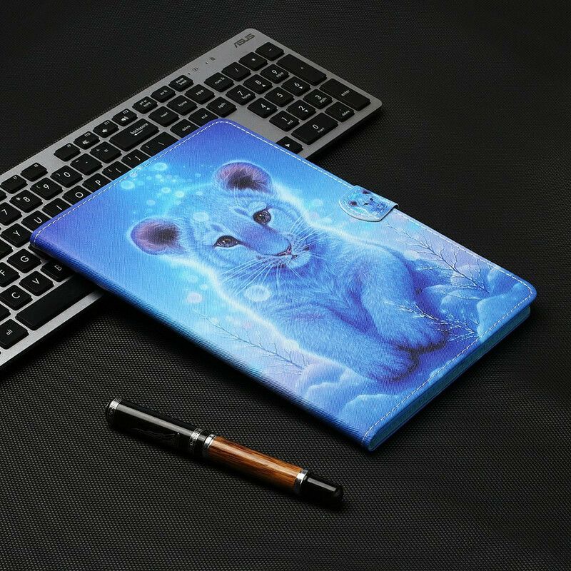 Flip Cover Samsung Galaxy Tab S7 / Tab S8 Baby Tiger