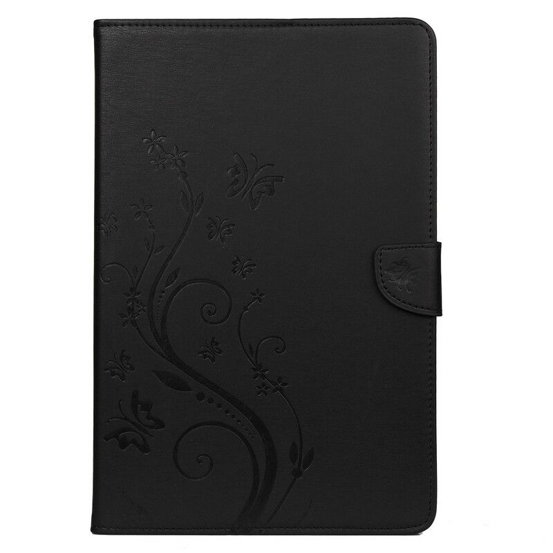 Flip Cover Samsung Galaxy Tab S7 / Tab S8 Blomstersommerfugle