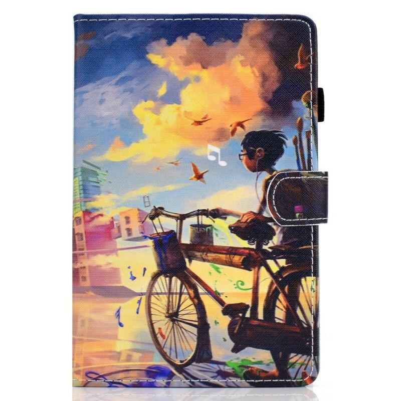 Flip Cover Samsung Galaxy Tab S7 / Tab S8 Cykel Art