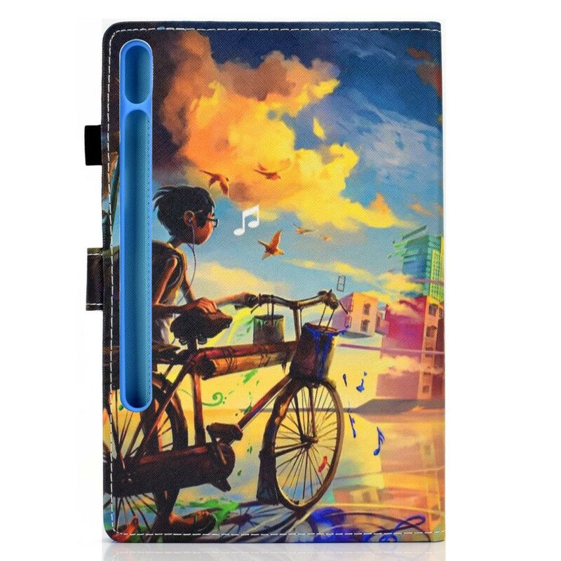 Flip Cover Samsung Galaxy Tab S7 / Tab S8 Cykel Art