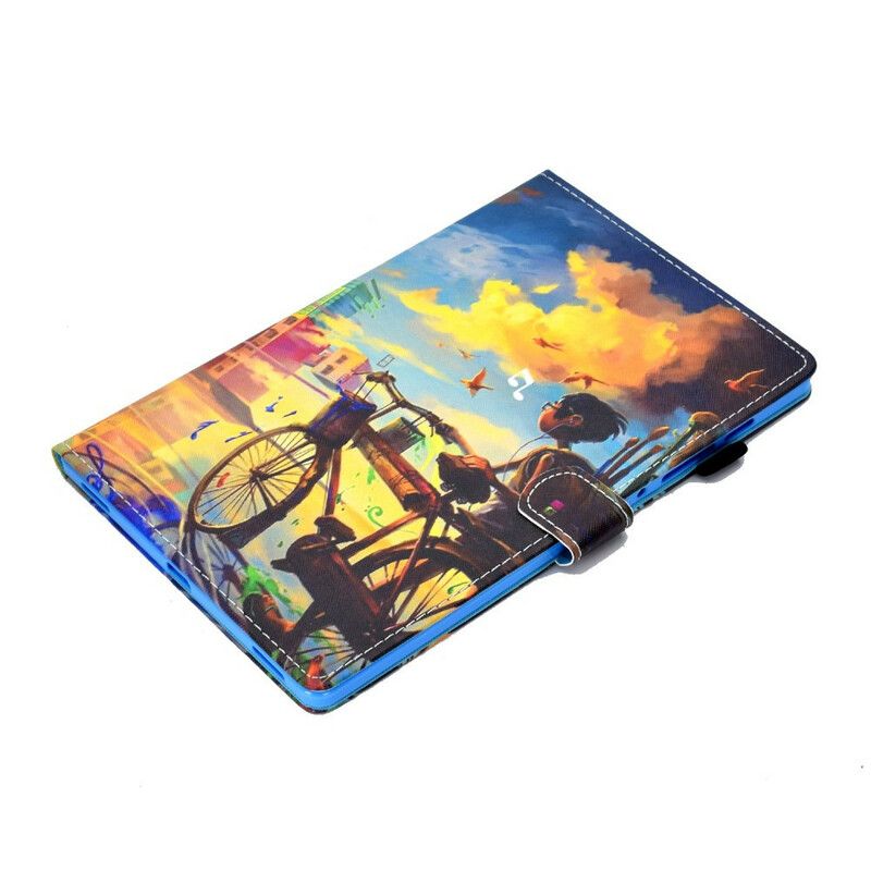 Flip Cover Samsung Galaxy Tab S7 / Tab S8 Cykel Art