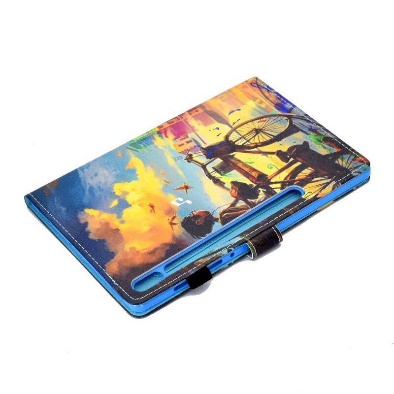 Flip Cover Samsung Galaxy Tab S7 / Tab S8 Cykel Art