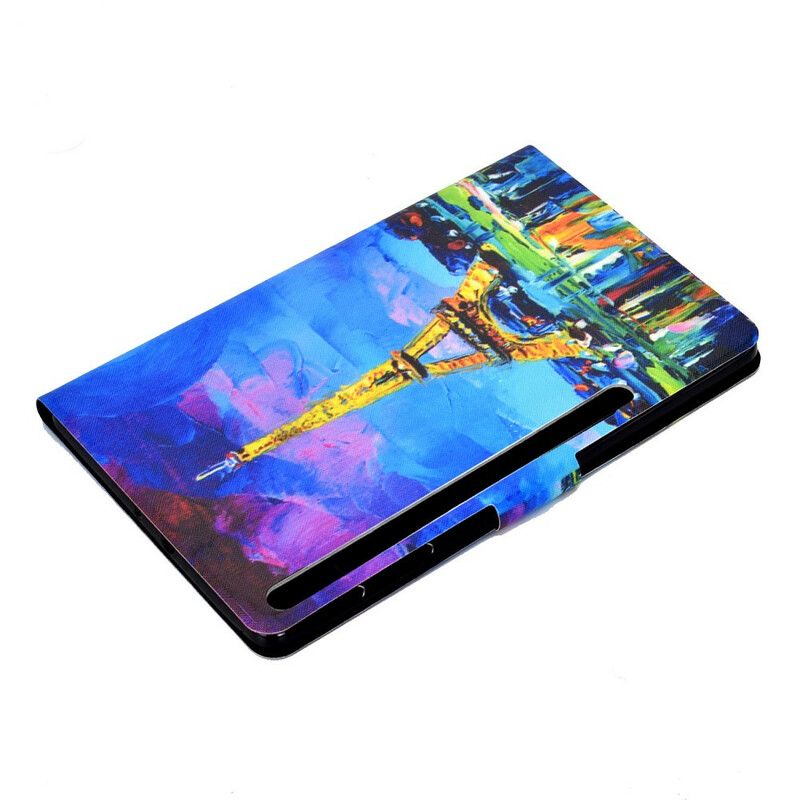 Flip Cover Samsung Galaxy Tab S7 / Tab S8 Eiffeltårnet