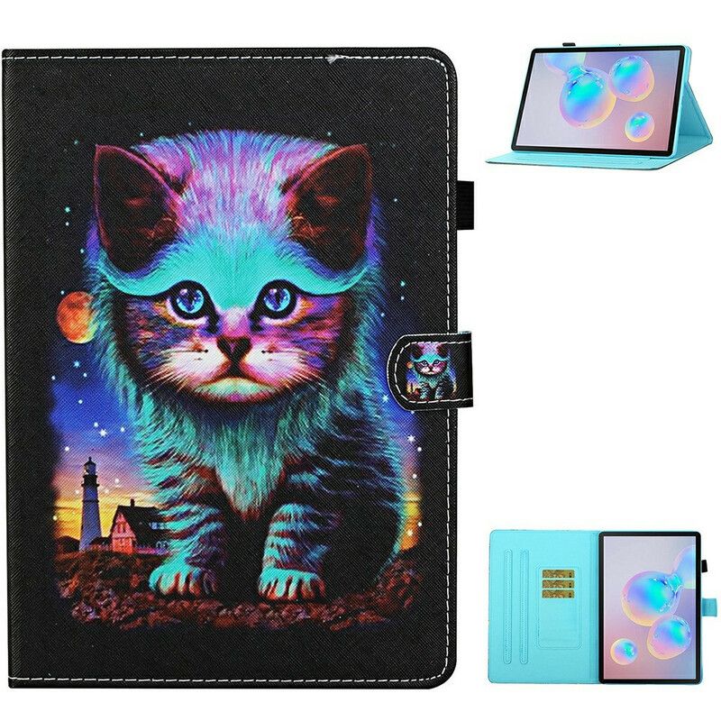 Flip Cover Samsung Galaxy Tab S7 / Tab S8 Elektrisk Kat