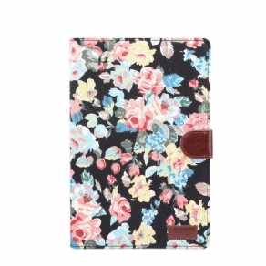 Flip Cover Samsung Galaxy Tab S7 / Tab S8 Frihedsblomster