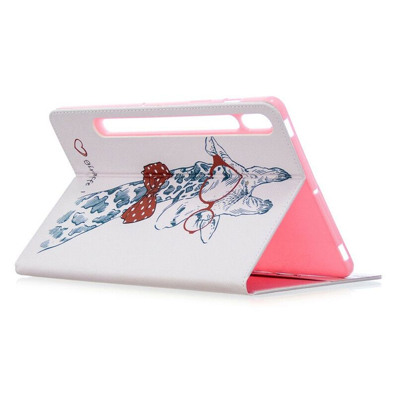 Flip Cover Samsung Galaxy Tab S7 / Tab S8 Giraftryksdesign