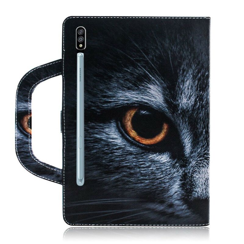 Flip Cover Samsung Galaxy Tab S7 / Tab S8 Kat Med Håndtag