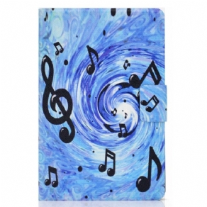 Flip Cover Samsung Galaxy Tab S7 / Tab S8 Musiknoter