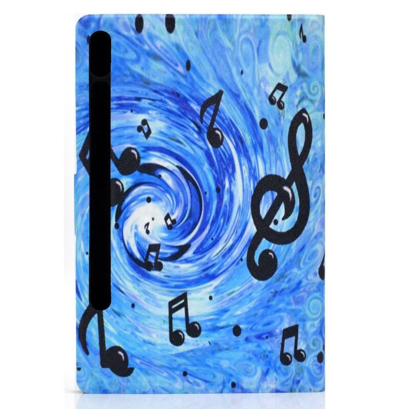 Flip Cover Samsung Galaxy Tab S7 / Tab S8 Musiknoter