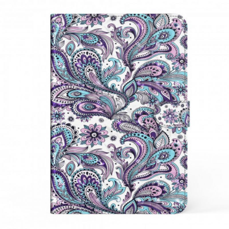 Flip Cover Samsung Galaxy Tab S7 / Tab S8 Paisley Mønster