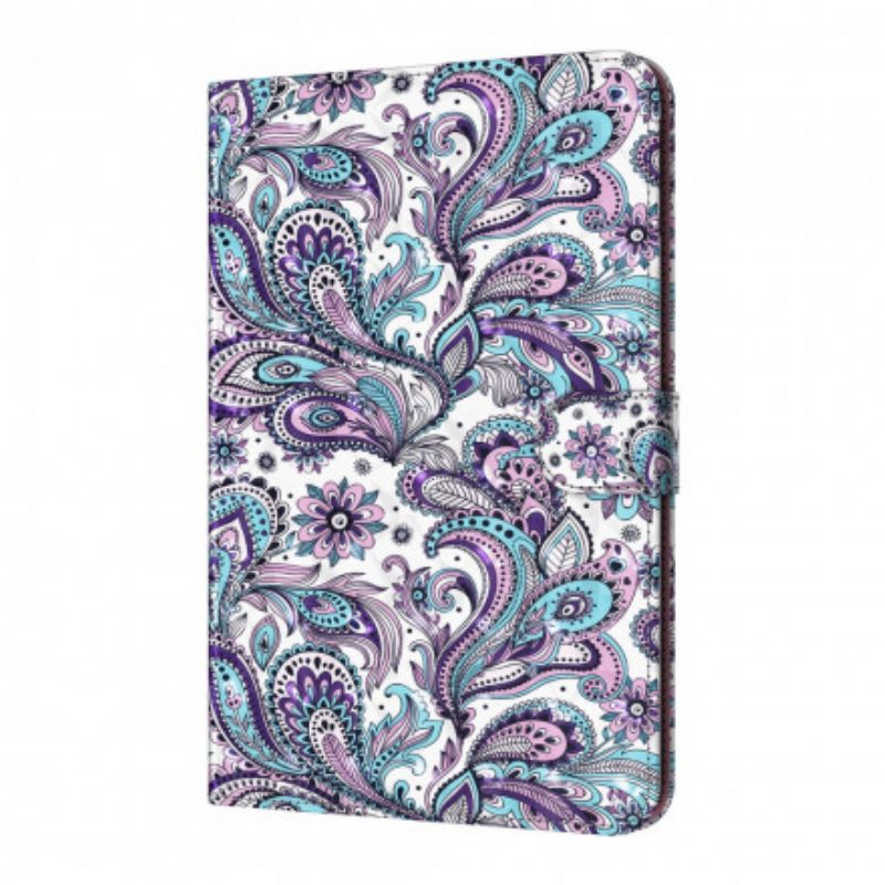 Flip Cover Samsung Galaxy Tab S7 / Tab S8 Paisley Mønster