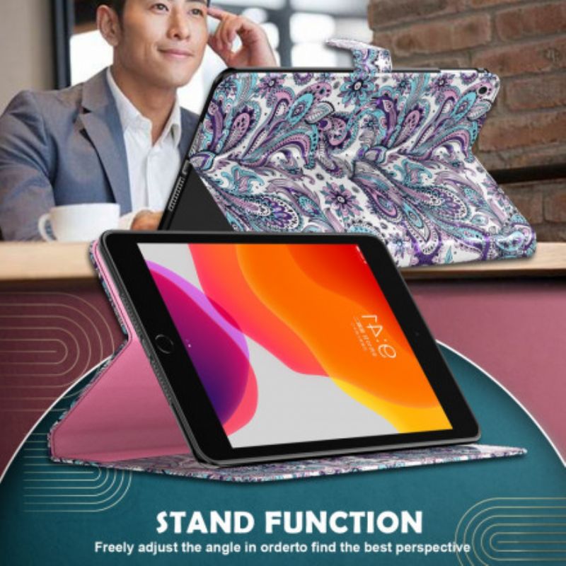 Flip Cover Samsung Galaxy Tab S7 / Tab S8 Paisley Mønster