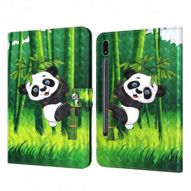 Flip Cover Samsung Galaxy Tab S7 / Tab S8 Panda