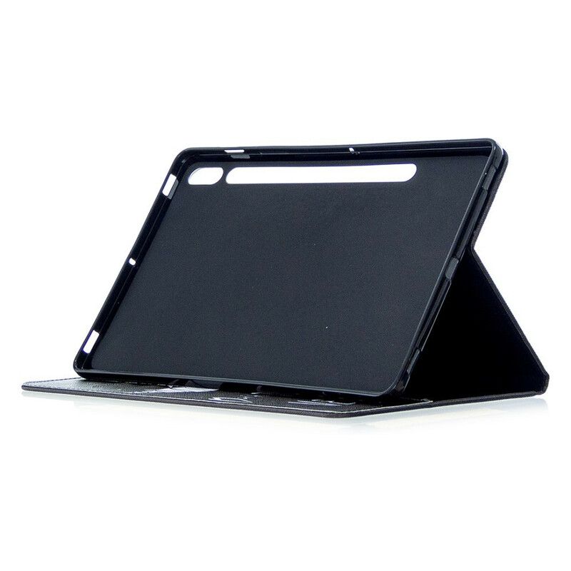 Flip Cover Samsung Galaxy Tab S7 / Tab S8 Rør Mig Ikke