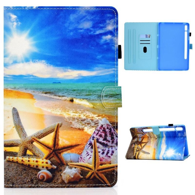 Flip Cover Samsung Galaxy Tab S7 / Tab S8 Sjov Strand