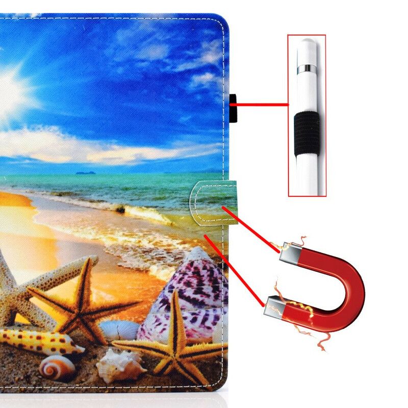 Flip Cover Samsung Galaxy Tab S7 / Tab S8 Sjov Strand