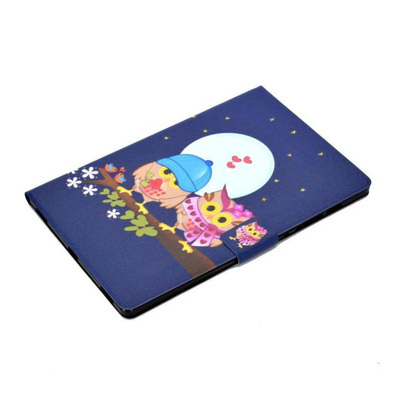 Flip Cover Samsung Galaxy Tab S7 / Tab S8 Sjove Ugler