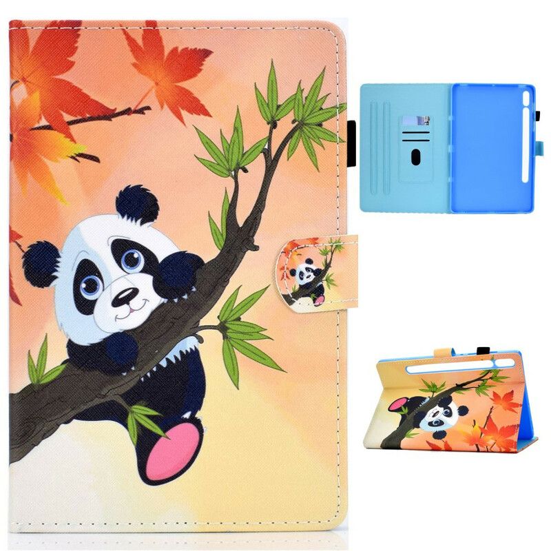 Flip Cover Samsung Galaxy Tab S7 / Tab S8 Sød Panda