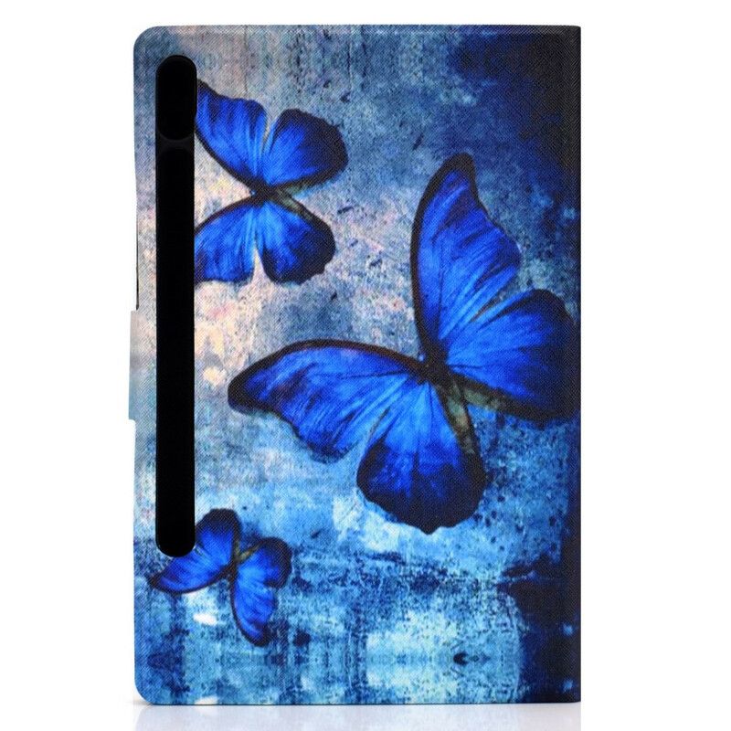 Flip Cover Samsung Galaxy Tab S7 / Tab S8 Sommerfugle