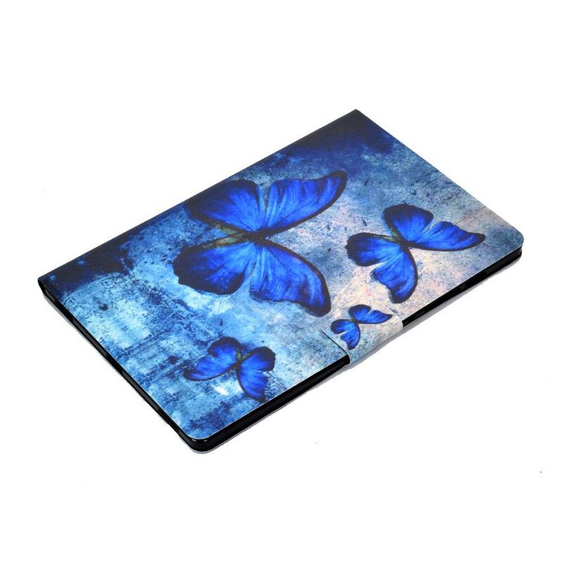 Flip Cover Samsung Galaxy Tab S7 / Tab S8 Sommerfugle