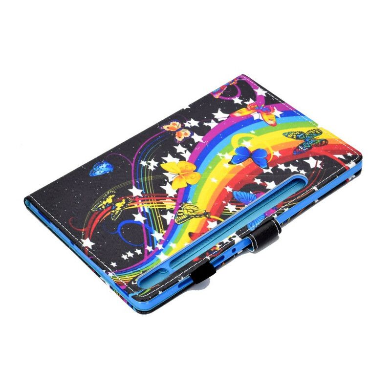 Flip Cover Samsung Galaxy Tab S7 / Tab S8 Sommerfugle Sommerfugl