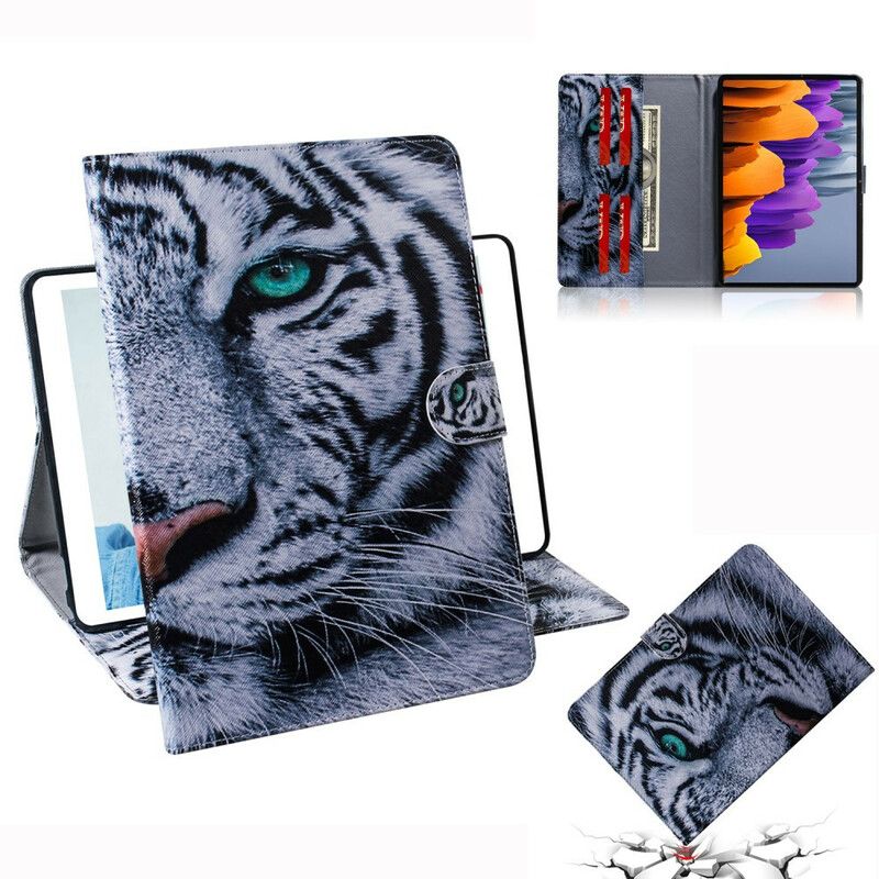 Flip Cover Samsung Galaxy Tab S7 / Tab S8 Tigerhoved