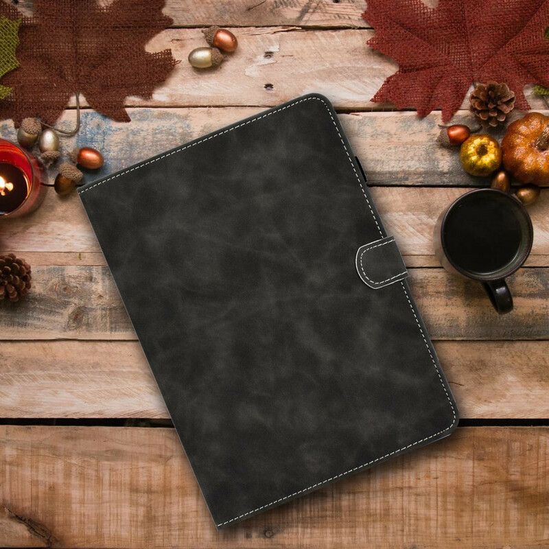 Flip Cover Samsung Galaxy Tab S7 / Tab S8 Vintage Design Lædereffekt