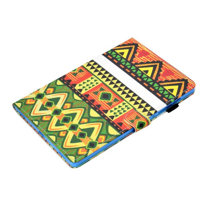 Læder Cover Samsung Galaxy Tab S7 / Tab S8 Aztekisk