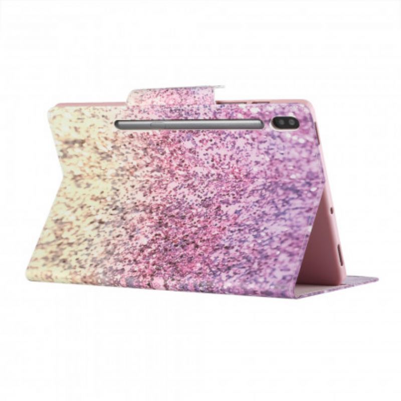 Læder Cover Samsung Galaxy Tab S7 / Tab S8 Spangle