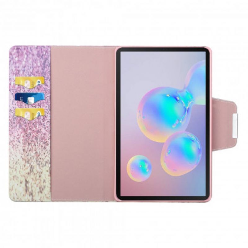 Læder Cover Samsung Galaxy Tab S7 / Tab S8 Spangle