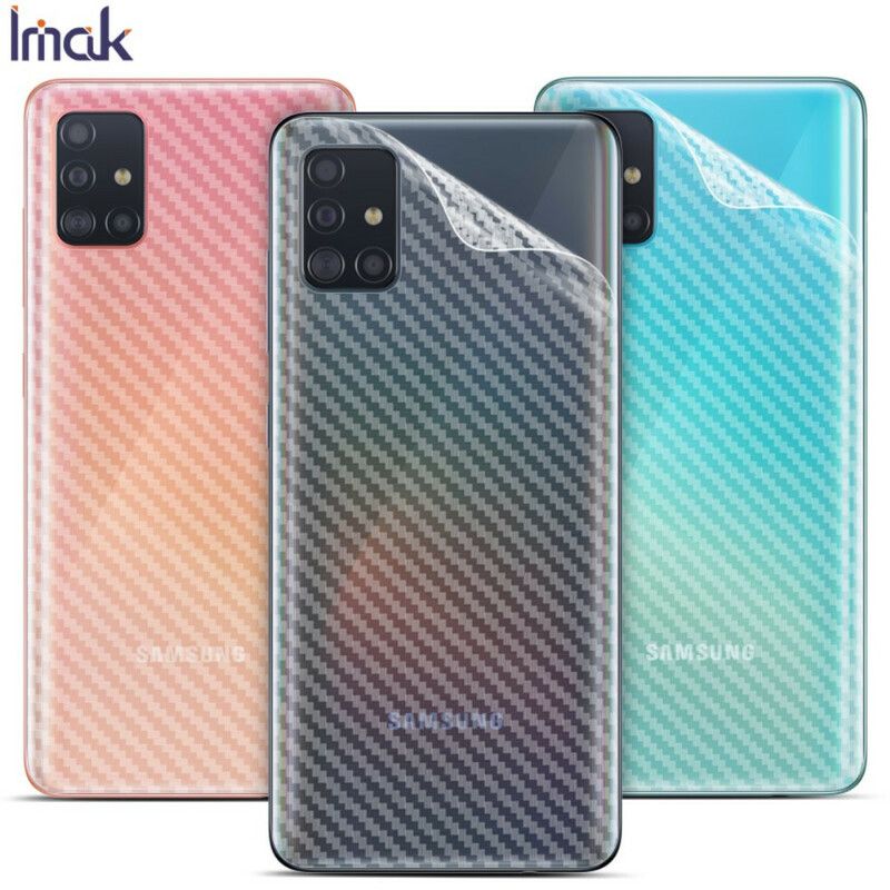 Bagbeskyttelsesfilm Til Samsung Galaxy A51 Carbon Style Imak