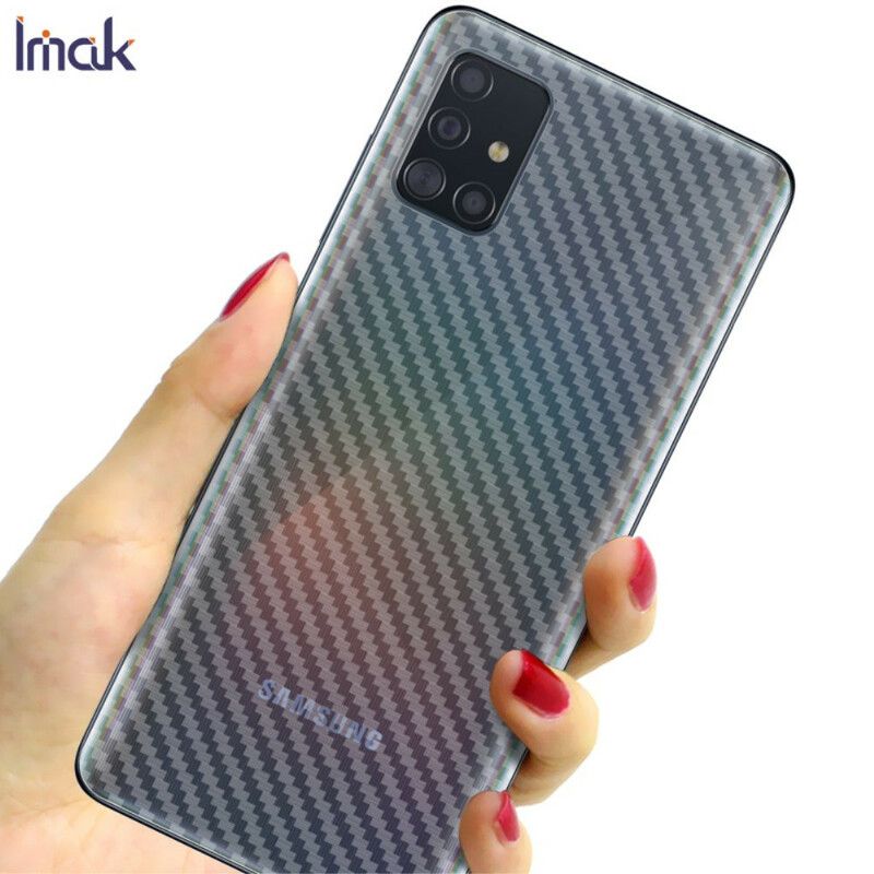 Bagbeskyttelsesfilm Til Samsung Galaxy A51 Carbon Style Imak