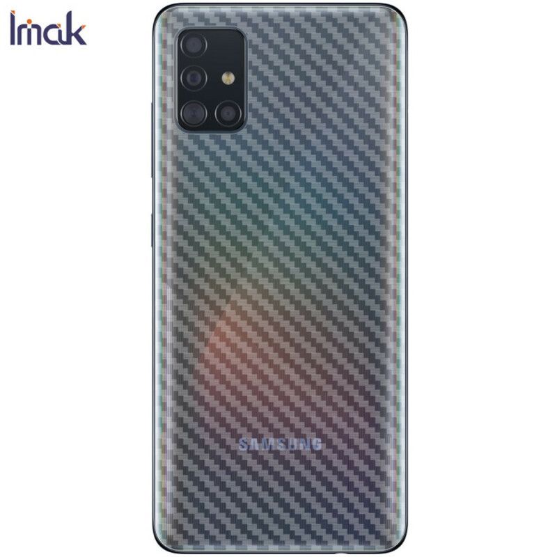 Bagbeskyttelsesfilm Til Samsung Galaxy A51 Carbon Style Imak