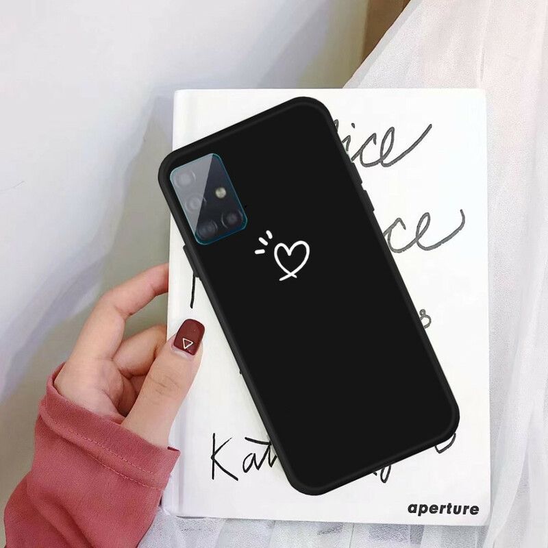 Cover Samsung Galaxy A51 Beating Heart Silikone