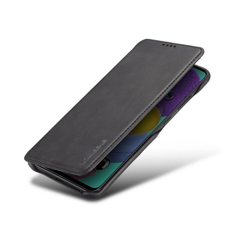 Cover Samsung Galaxy A51 Flip Cover Lc.imeeke Lædereffekt