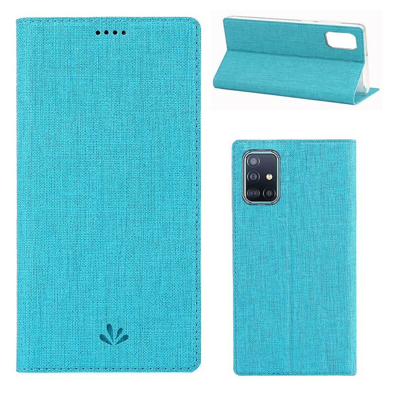 Cover Samsung Galaxy A51 Flip Cover Tekstureret