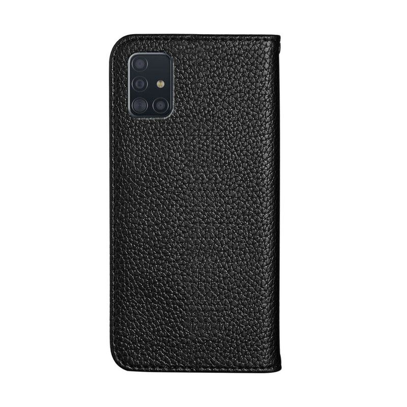 Cover Samsung Galaxy A51 Flip Cover Ultra Chic Litchi Imiteret Læder