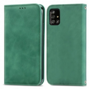 Cover Samsung Galaxy A51 Flip Cover Vintage Kunstlæder