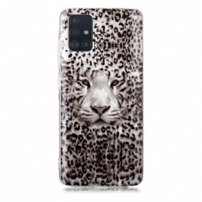 Cover Samsung Galaxy A51 Fluorescerende Leopard