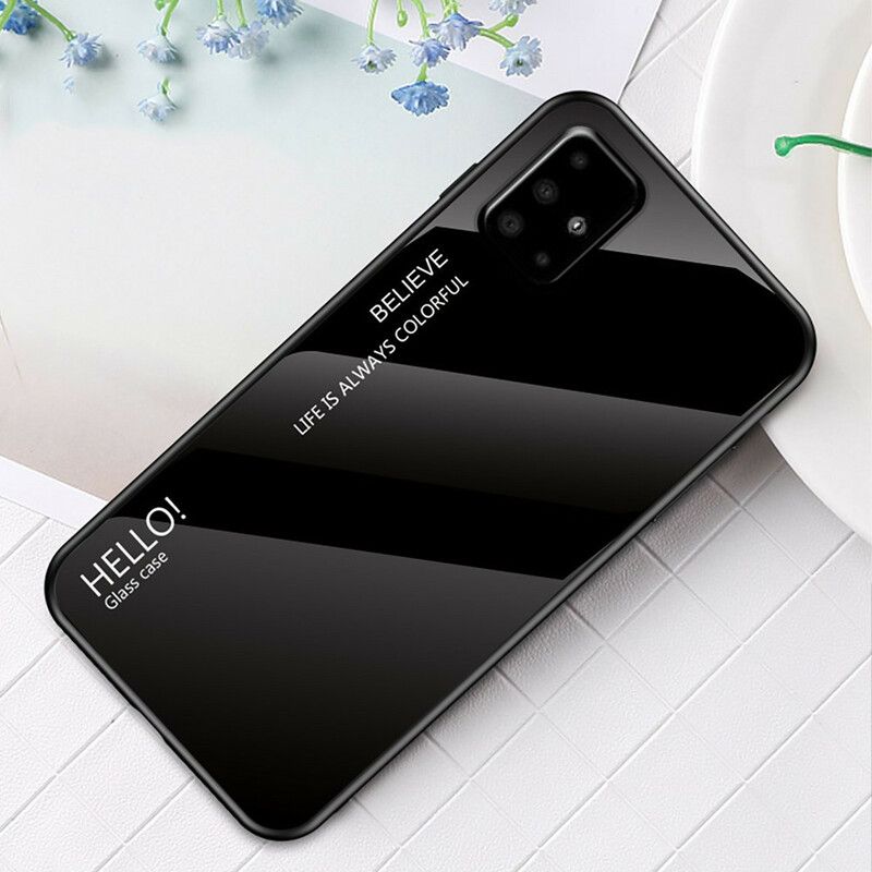 Cover Samsung Galaxy A51 Hej Hærdet Glas